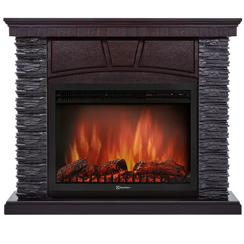 Портал Electrolux Porto Classic (под очаг EFP/P-2520LS, 2520RLS) сланец черный, венге