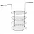 Этажерка для тандыра d23 4-х ярусная  Н440 с ручками