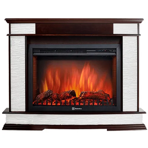 Портал Electrolux Scala (под очаг EFP/P-2520LS, 2520RLS) сланец скалистый белый, тёмный дуб