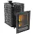 Печь дровяная чугунная BLACK STOVE Verona 26 Закрытая каменка (Aisi 304)