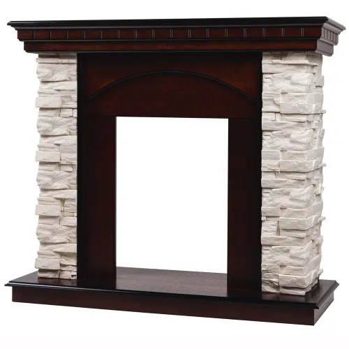 Портал RealFlame Elford (под очаг 24/25,5) античный дуб, сланец бежевый