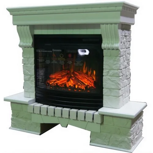 Портал InterFlame ЭКСТЕР ЛОФТ (под очаг PANORAMIC 25, 06-25) белый