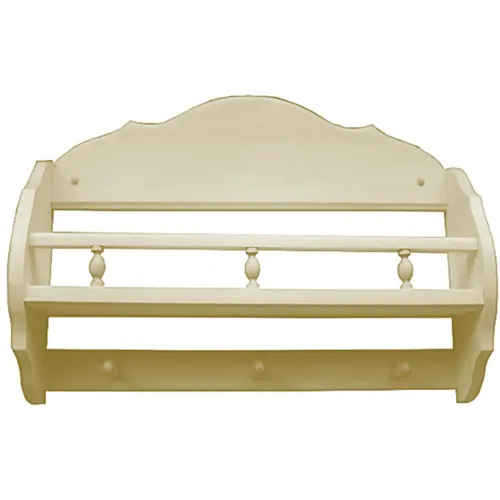 Полка-вешалка БМ с балясинами 600*140*400 