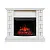 Электрокамин RealFlame Edward (с очагом Evrika 25,5) молочный